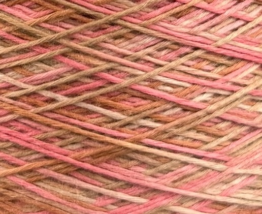 Zimpfer Wolle Art. Mimi Multicolor 500 m / 100 g – Garn aus Bambus und Seide col. Beigerosa